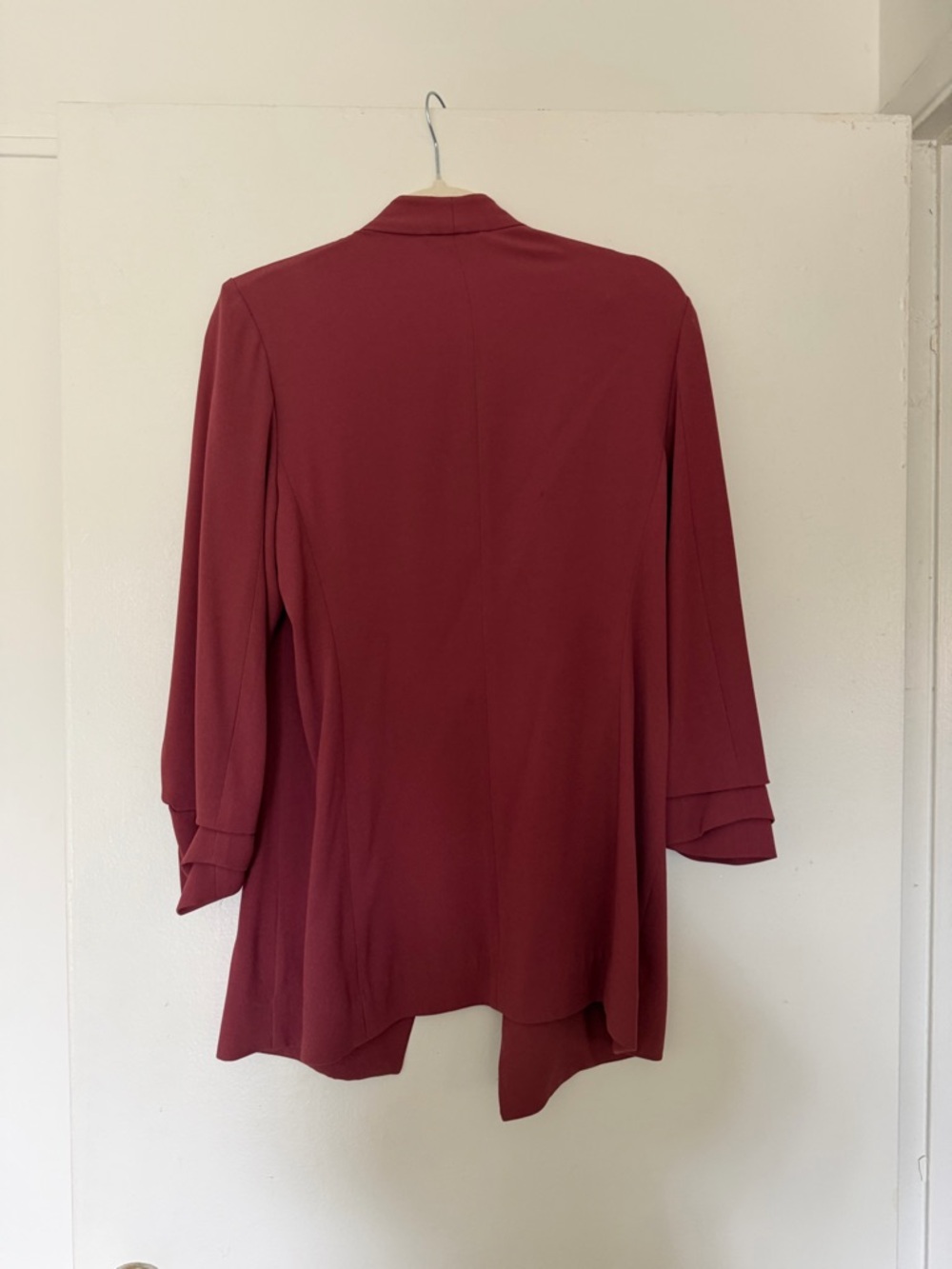 Babaton by Aritzia Blazer Women's 10 Dusty Rose Open Front - Picture 4 of 4
